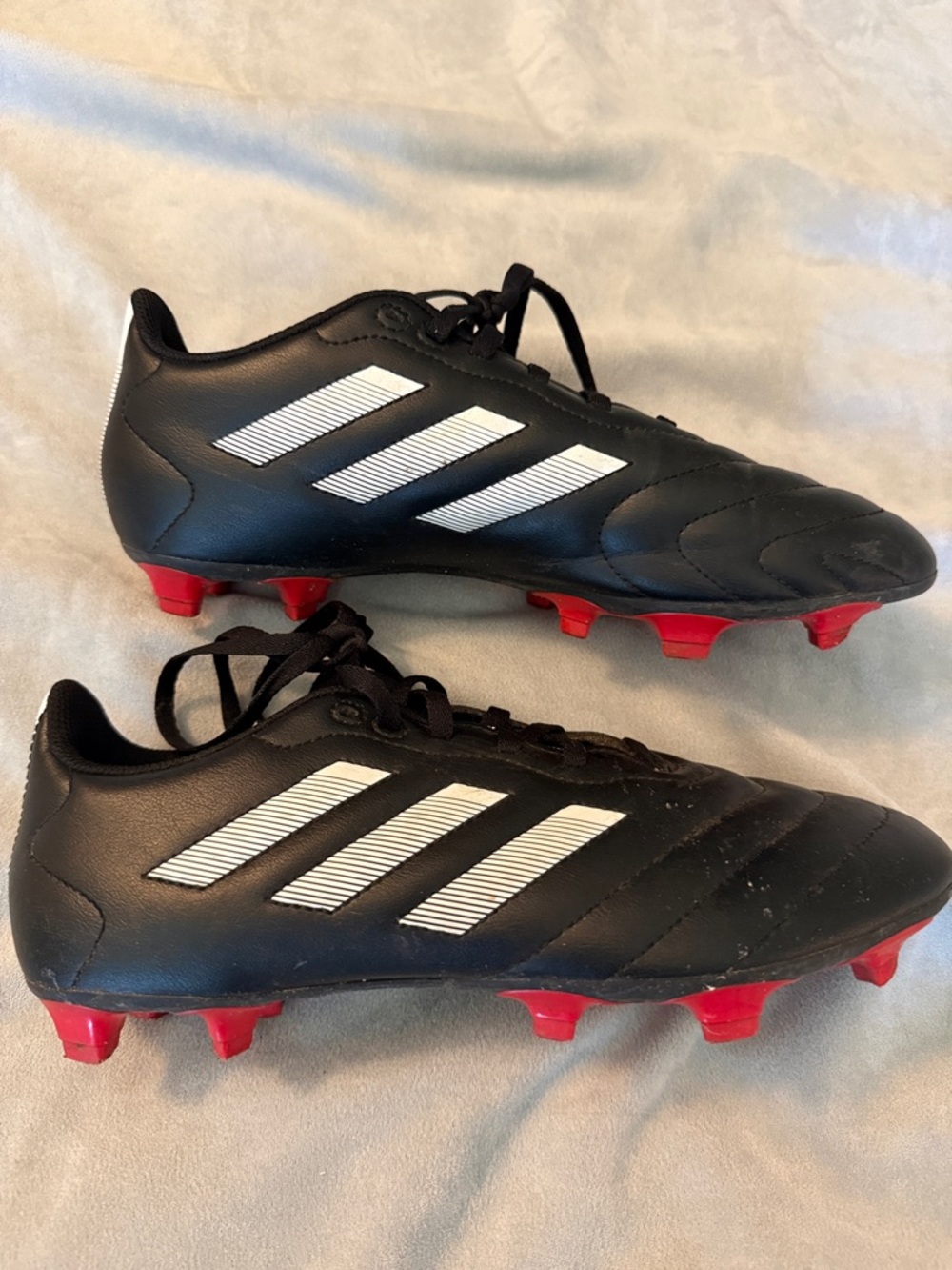 adidas Black White Red Men's Soccer Cleats